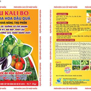 SIÊU KALI BO - SIÊU RA HOA ĐẬU QUẢ - TĂNG KHẢ NĂNG THỤ PHẤN